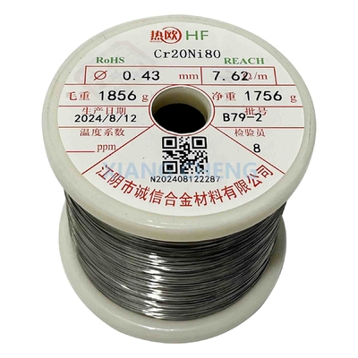 Сплав Cr20Ni80/80Ni20Cr/NiCr8020 высокоэффективный для компонентов промышленных печей